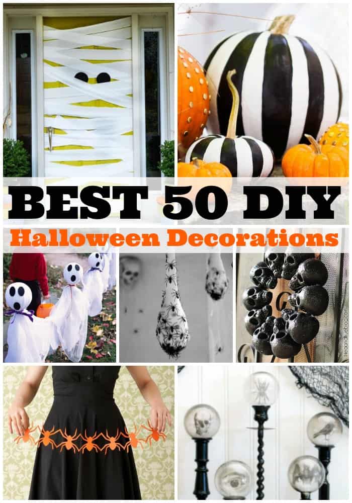 A Homemade Halloween-  50 DIY Decorations