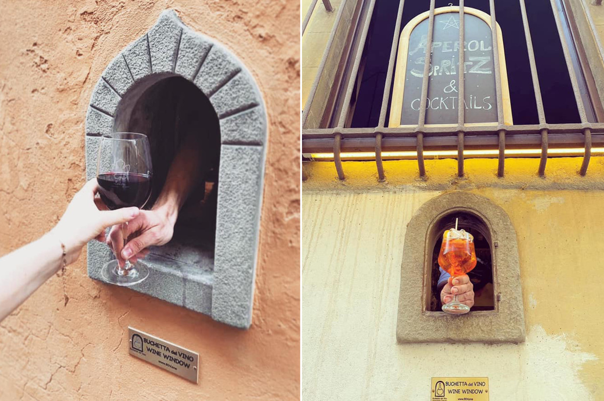 Let’s Drink To This! Medieval ‘wine windows’ are reopening, reviving Italian plague tradition