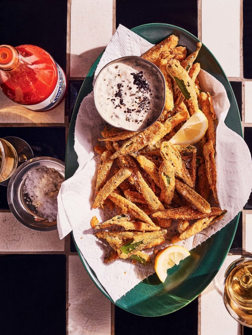 Fried Matchstick Okra