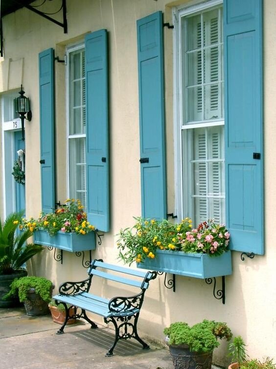 Bright and Colorful Shutters That Add Instant Curb Appeal